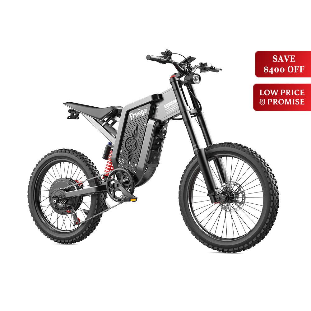 Freego X2 Off Road Dirt Electric Mountain Bike - Green Vista Living