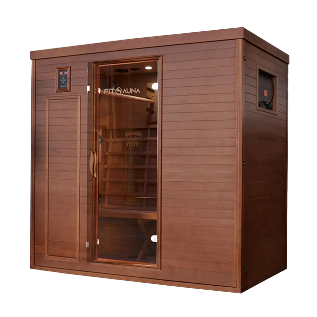 FitSauna XL DIY Exercise Sauna, Hemlock, 3-Person, 79” x 50” x 78"