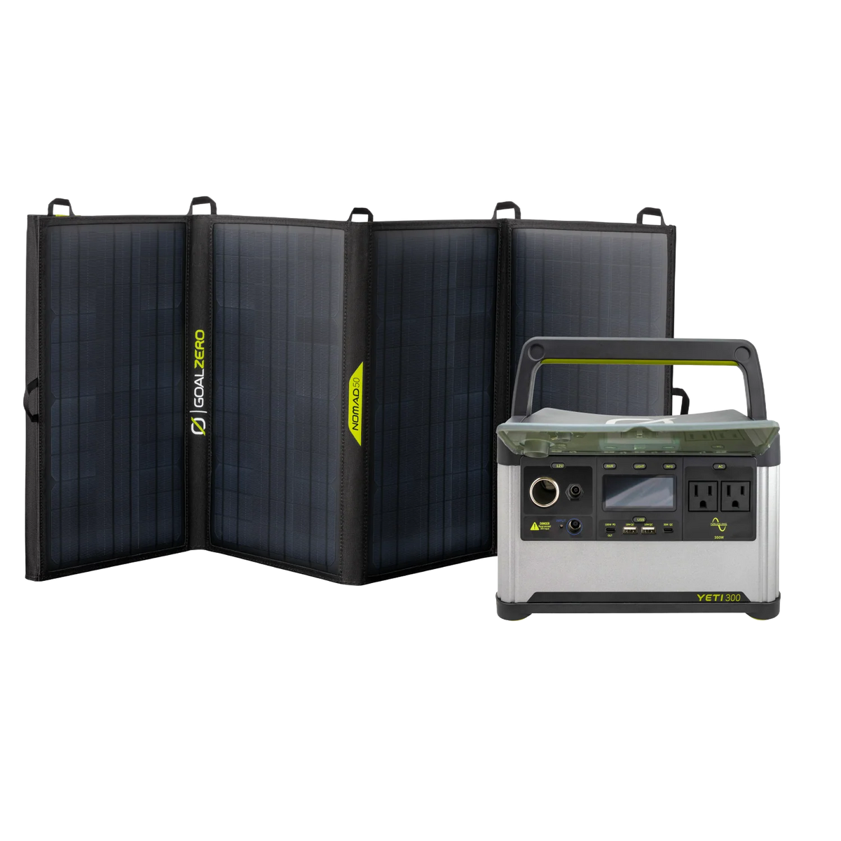 Goal Zero Yeti 300 + Nomad 50 Solar Generator