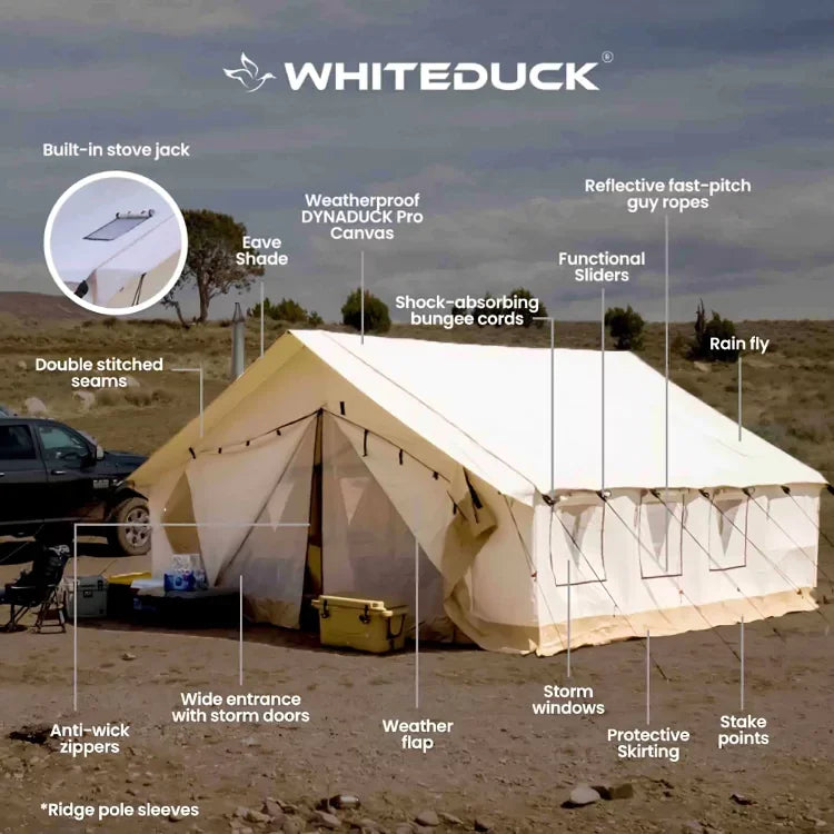 12'x14' Alpha Wall Tent - Green Vista Living