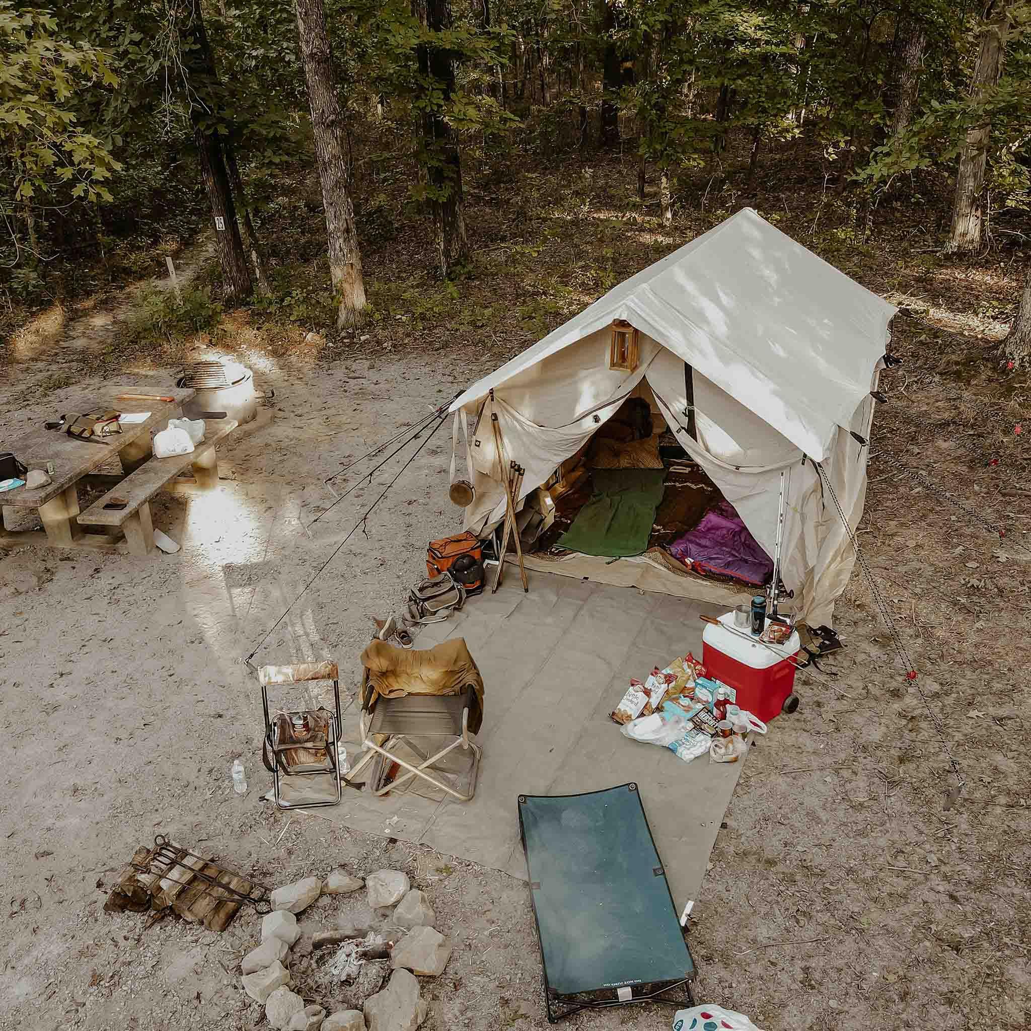 8'x10' Alpha Wall Tent - Green Vista Living