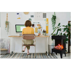 Amantii Cube 2025WM Lumina Freestand Electric Fireplace | CUBE-2025WM - Green Vista Living