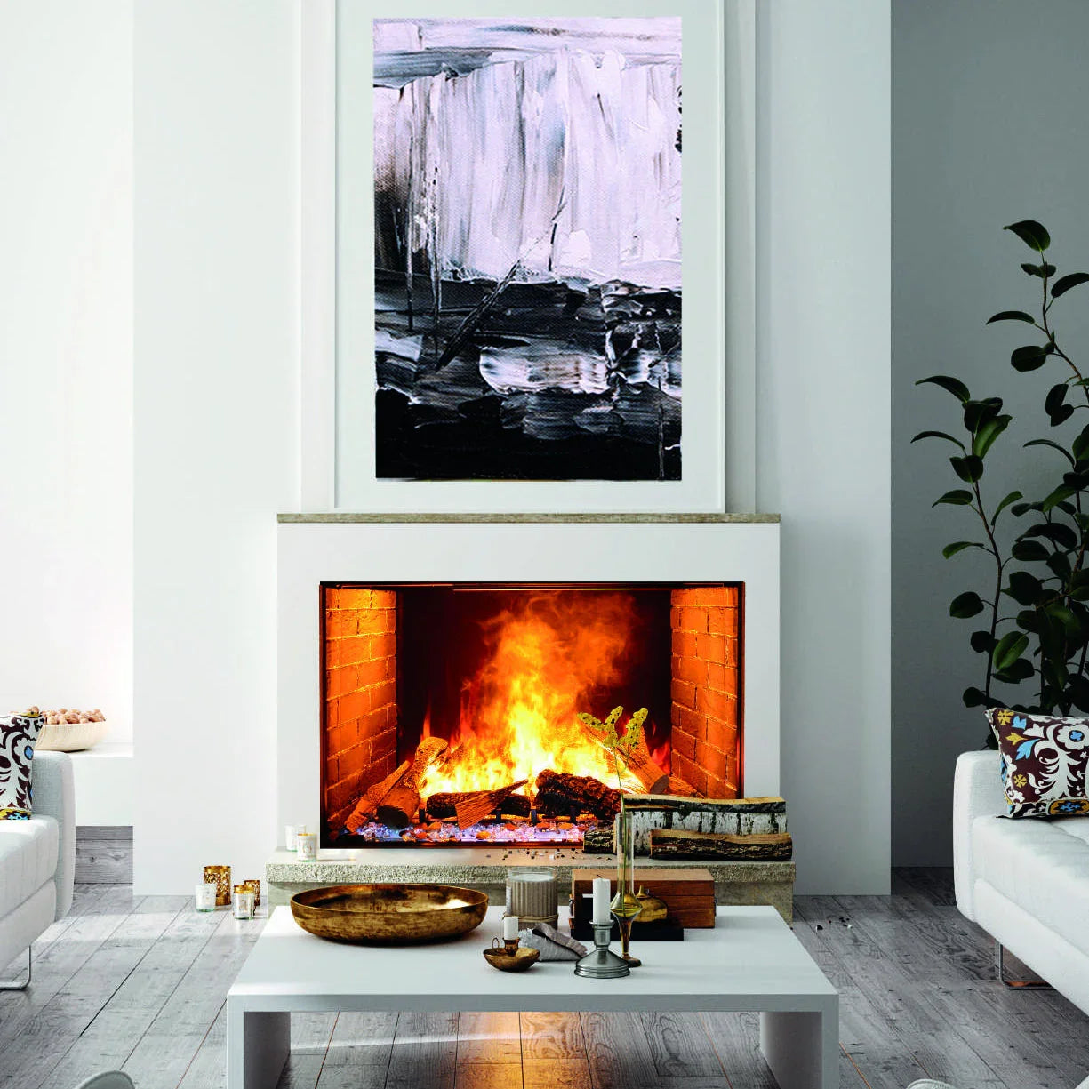 Amantii Signature 38" Built-in Electric Fireplace | BI-TRD-38-SIG - Green Vista Living