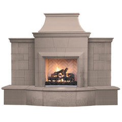 American Fyre Designs Grand Petite Cordova 127-Inch Recessed Hearth Outdoor Gas Fireplace
