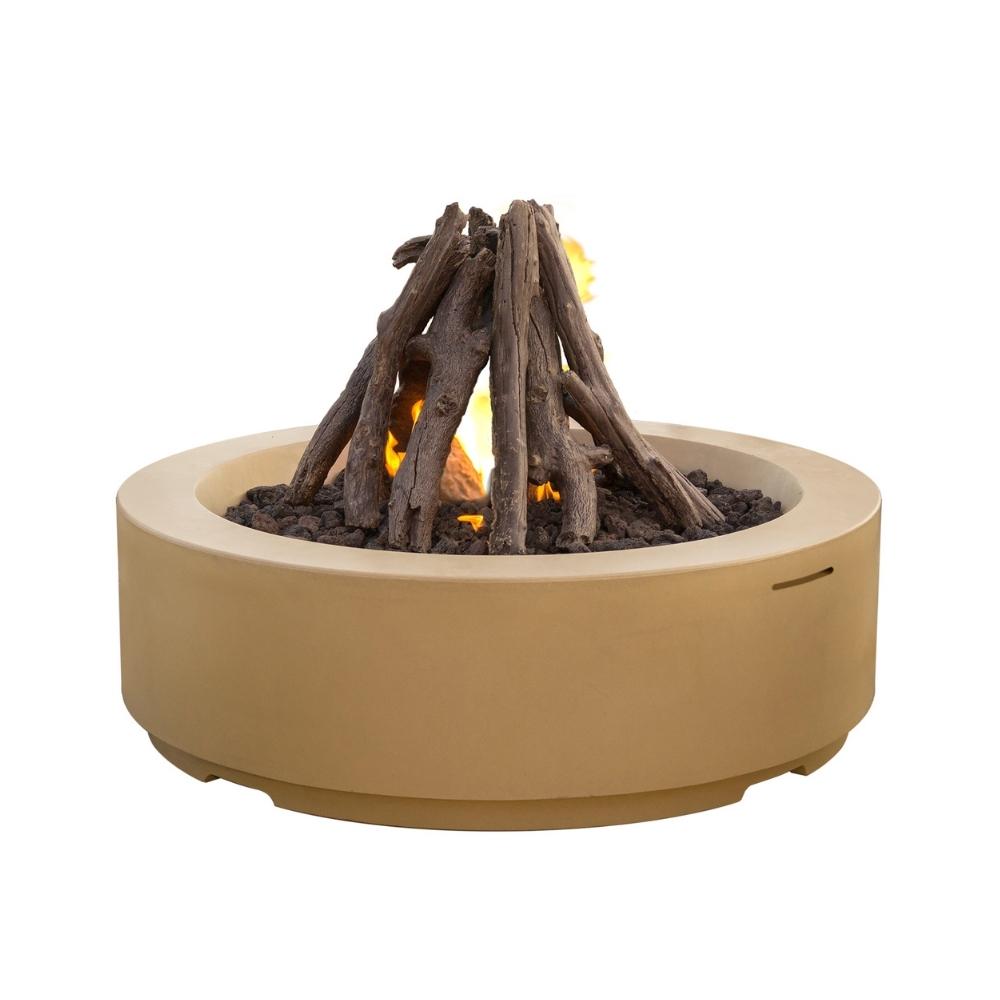 American Fyre Designs Louvre 48-Inch Round Gas Fire Pit