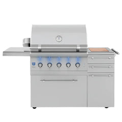 American Made Grills Freestanding Encore - 36" Hybrid Grill - Green Vista Living