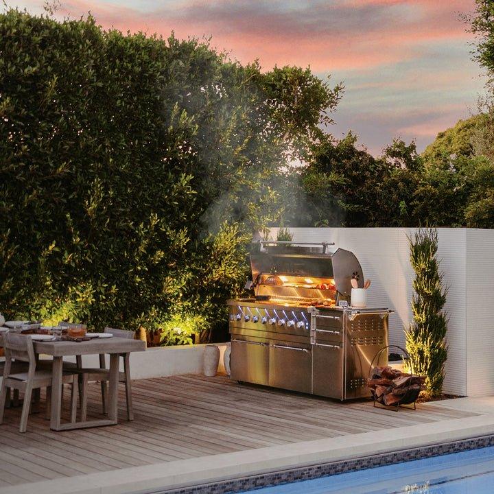 American Made Grills Freestanding Encore - 54" Hybrid Grill - Green Vista Living