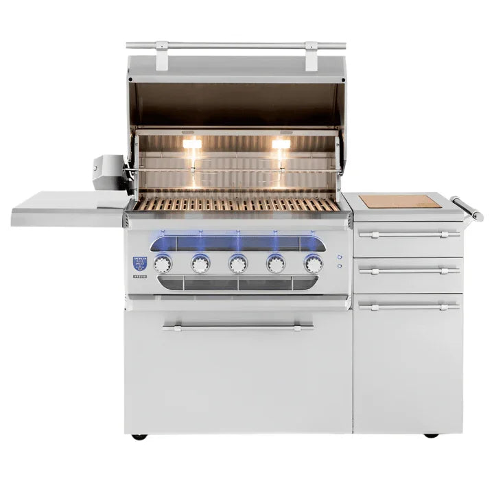 American Made Grills Freestanding Muscle - 36" Hybrid Grill - Green Vista Living