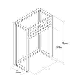 Valcourt Antoinette Wood Burning Fireplace - FP7D