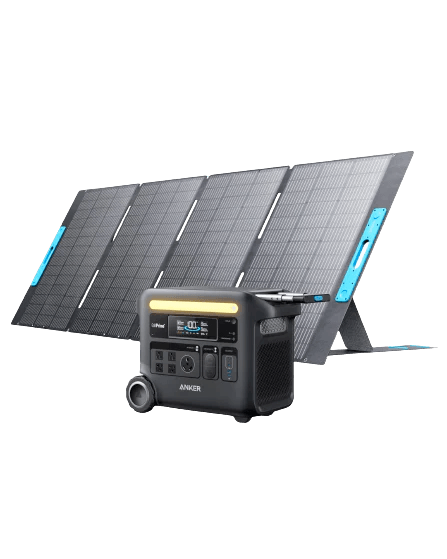 Anker SOLIX F2600 Power Station Solar Generator + 400W Solar Panel - Green Vista Living