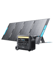 Anker SOLIX F2600 Power Station Solar Generator + 400W Solar Panel - Green Vista Living