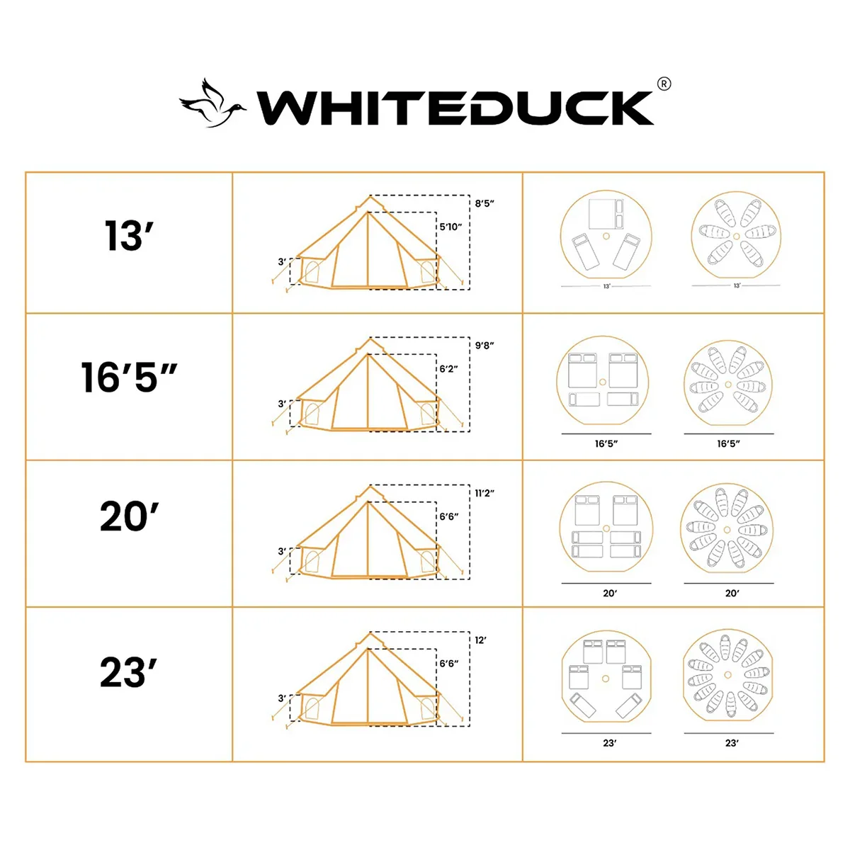20' Avalon Bell Tent - Green Vista Living