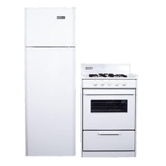 Kodiak Matching Set - 9 cu ft DC Refrigerator Freezer and 24" Stove w/ Cast Iron Grates
