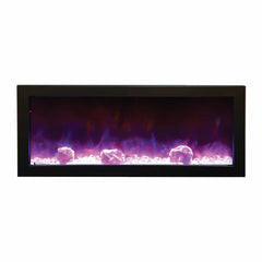 Amantii 72 Inch Panorama Slim BI-72-SLIM-OD Linear Indoor or Outdoor Electric Fireplace