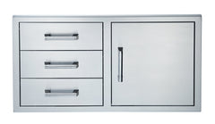 Primo Single Door With Triple Drawer, 42-In. BSAW4222ST