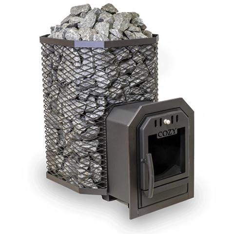 Cozy Heat Thru-Wall 18kW Wood Burning Sauna Stove
