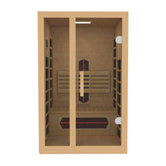 Golden Designs "Gracia" Full Spectrum Infrared Sauna 1-Person w/ Hemlock DYN-6119-03-FS