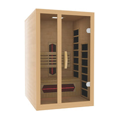 Golden Designs "Gracia" Full Spectrum Infrared Sauna 1-Person w/ Hemlock DYN-6119-03-FS