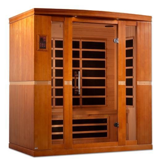 Golden Design "Bergamo Elite" Dynamic Ultra Low EMF Infrared Sauna 4-Person w/ Hemlock Wood | Model: DYN-6440-01 Elite
