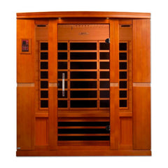 Golden Design "Bergamo Elite" Dynamic Ultra Low EMF Infrared Sauna 4-Person w/ Hemlock Wood | Model: DYN-6440-01 Elite