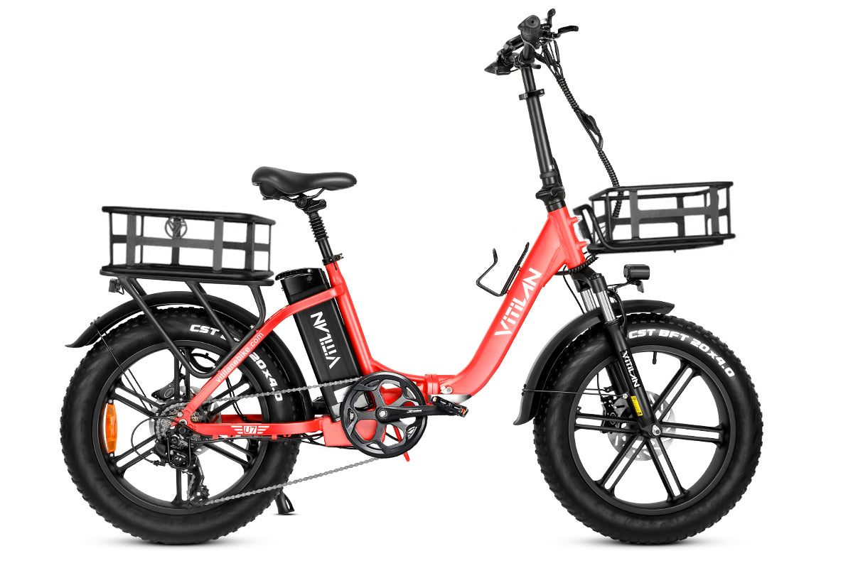 Vitilan U7 Step-thru Foldable Fat Tire Electric Bike