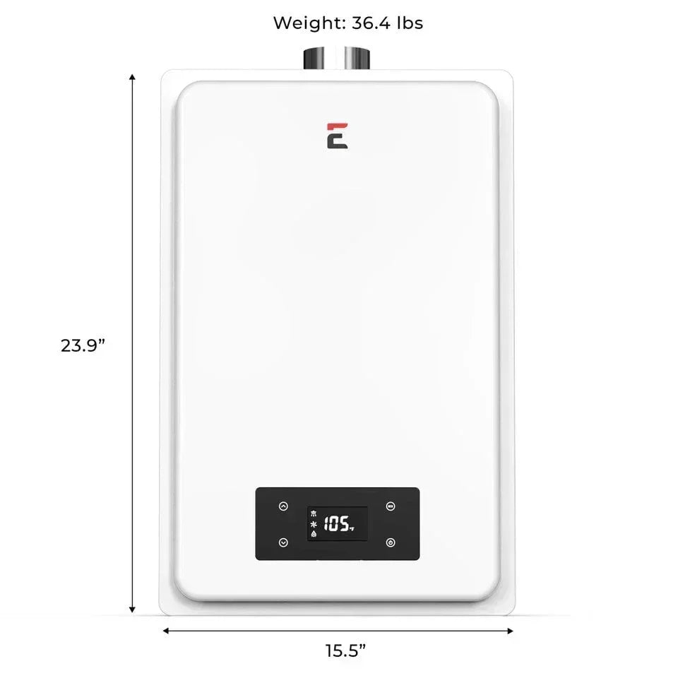 Eccotemp Builder Series 6.0 GPM Indoor Natural Gas Tankless Water Heater - Green Vista Living