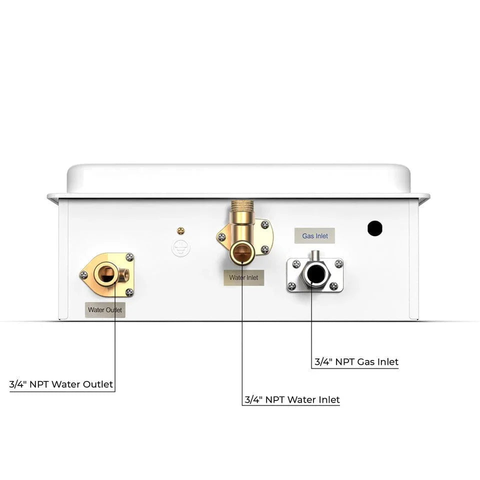 Eccotemp Builder Series 6.0 GPM Indoor Natural Gas Tankless Water Heater - Green Vista Living