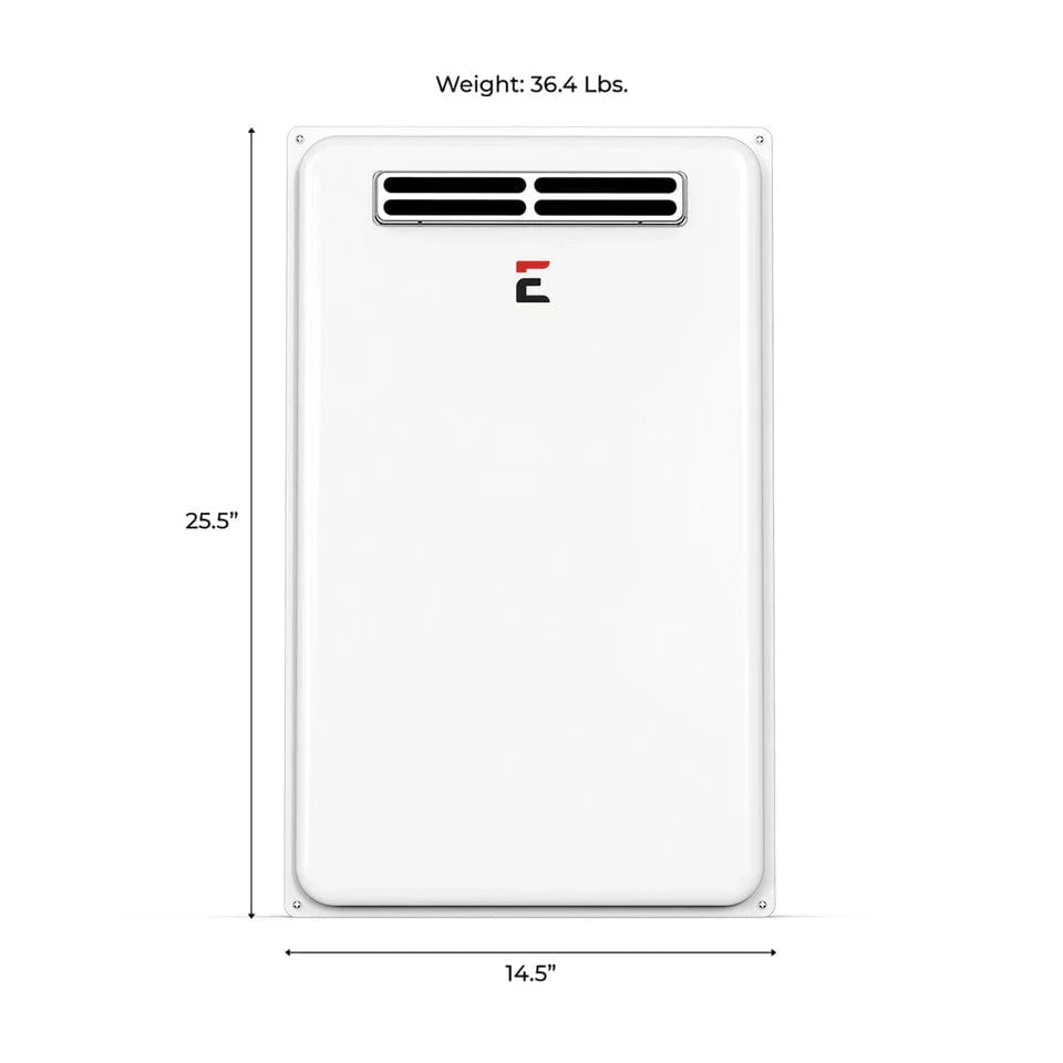 EccoTemp Builder Series Outdoor 6.8 GPM Natural Gas Tankless Water Heater - Green Vista Living