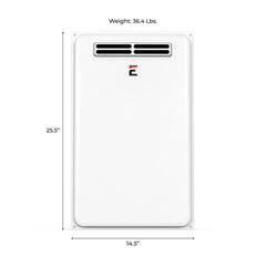 EccoTemp Builder Series Outdoor 6.8 GPM Natural Gas Tankless Water Heater - Green Vista Living