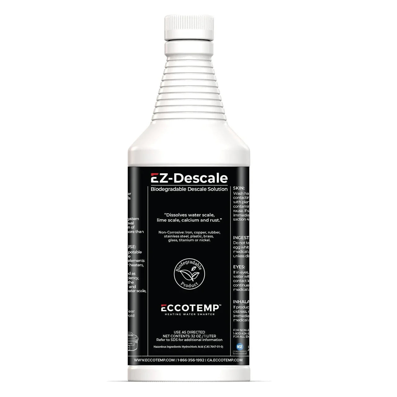 Eccotemp System Descaler Solution 32oz. - Green Vista Living