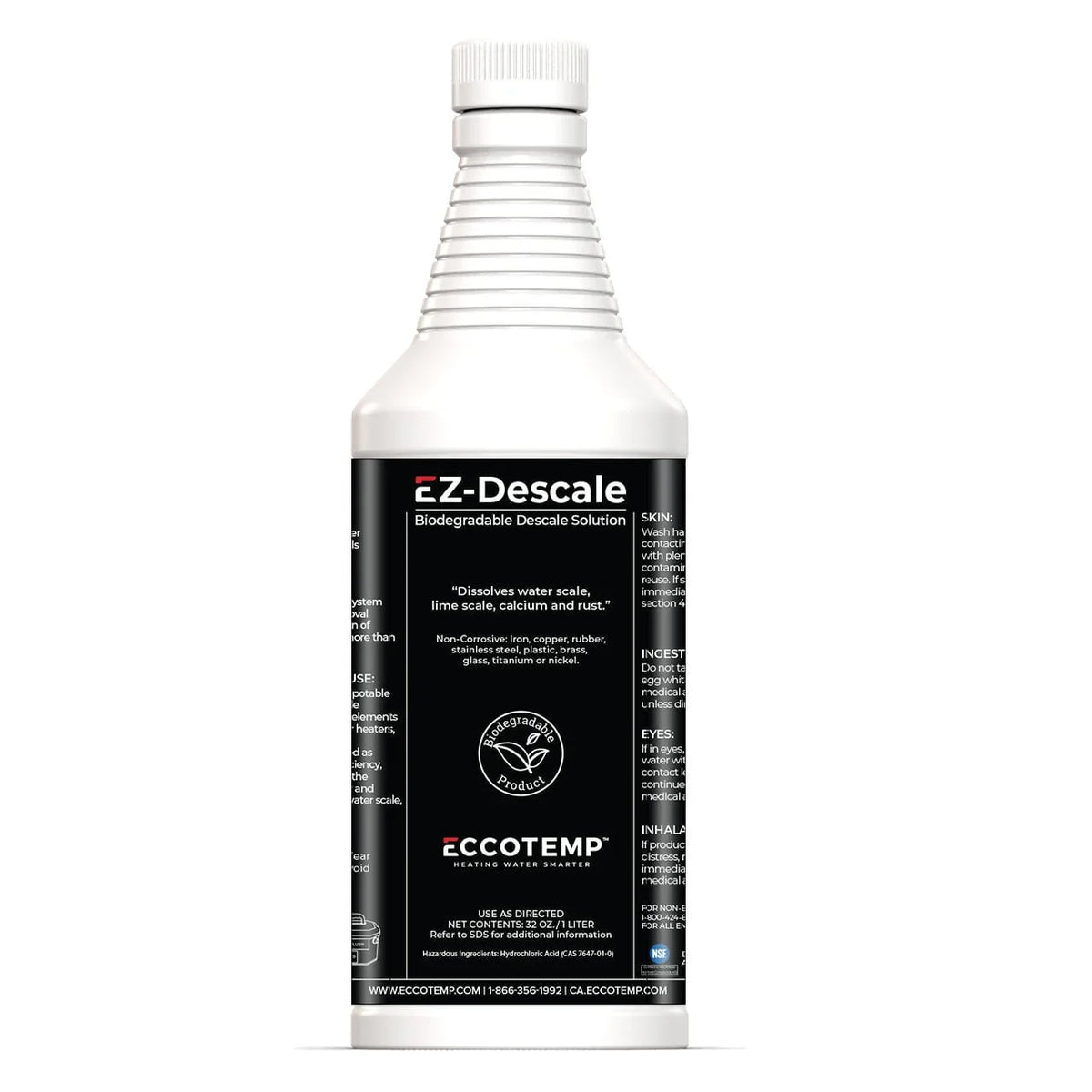 Eccotemp System Descaler Solution 32oz. - Green Vista Living