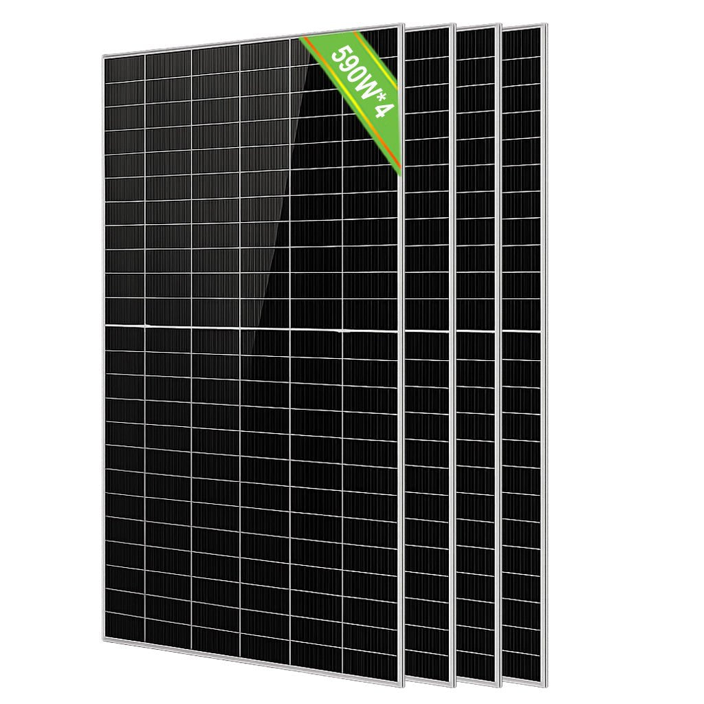 ECO-WORTHY 590W Bifacial N-Type Solar Panels