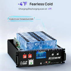 Eco-Worthy Cubix 100 Pro | 48V 100AH Server Rack Battery | Bluetooth & WiFi | Low-Temp Charge | 10 Years Warranty