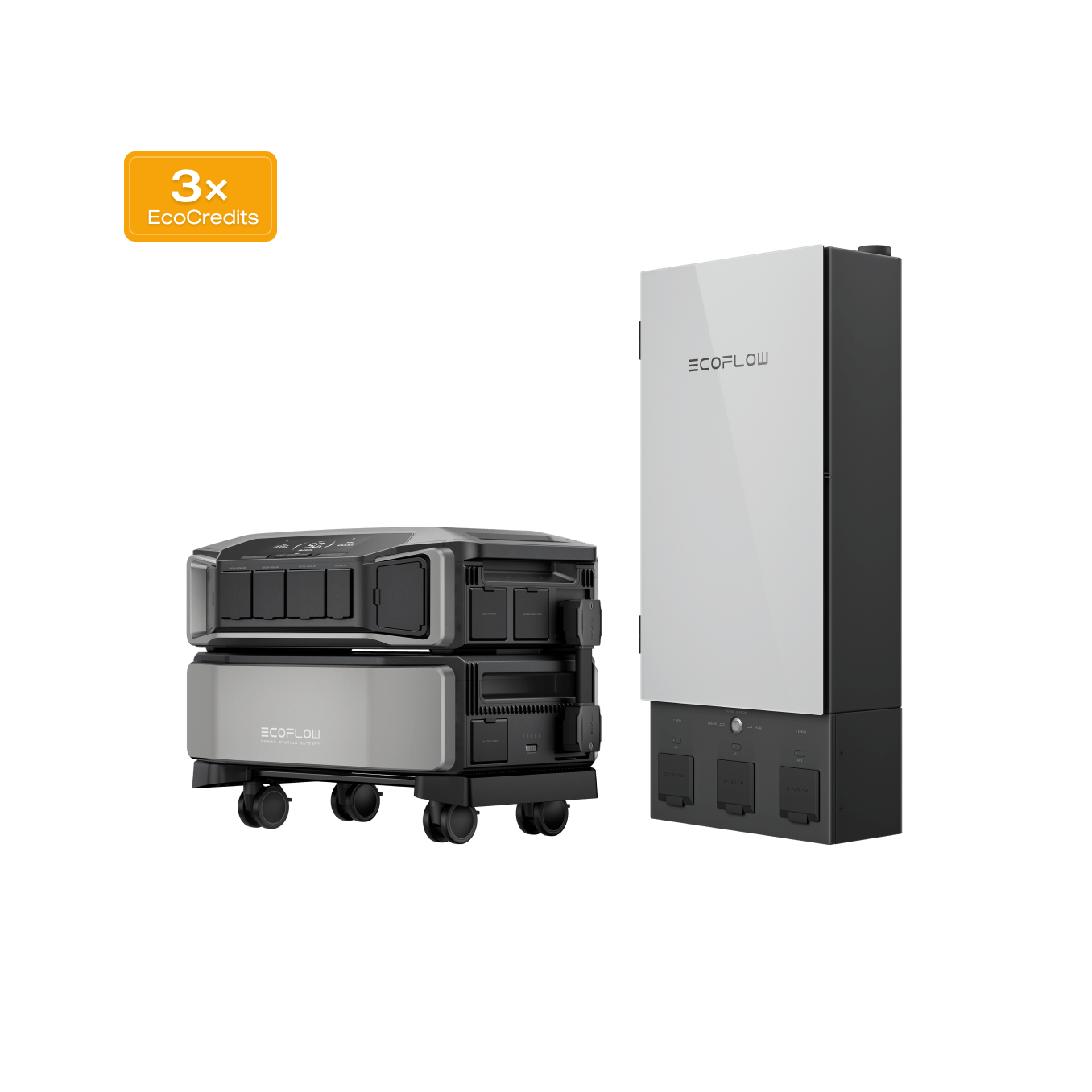 EcoFlow DELTA Pro Ultra + DELTA Pro Ultra Battery (1 x Inverter + 2 x Battery) - Green Vista Living