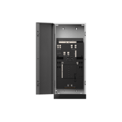 EcoFlow Smart Gateway 200A cabinet with six independently controlled circuits and 20 ms switching.