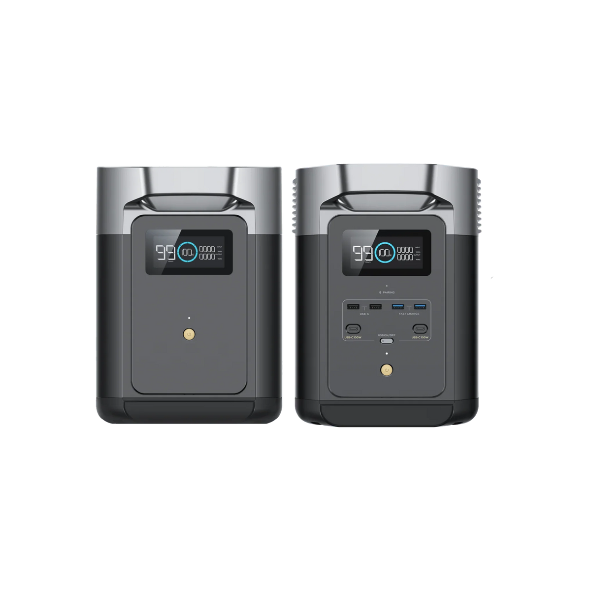 EcoFlow DELTA 2 + DELTA 2 Smart Extra Battery | 2048Wh Portable Power Station | Expandable Backup Battery