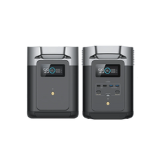 EcoFlow DELTA 2 + DELTA 2 Smart Extra Battery | 2048Wh Portable Power Station | Expandable Backup Battery
