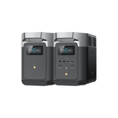 EcoFlow DELTA 2 + DELTA 2 Smart Extra Battery | 2048Wh Portable Power Station | Expandable Backup Battery