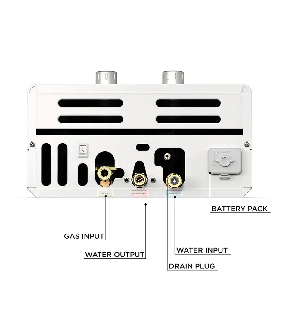 Eccotemp Luxé EL10 3.0 GPM Portable Outdoor Tankless Water Heater - Green Vista Living