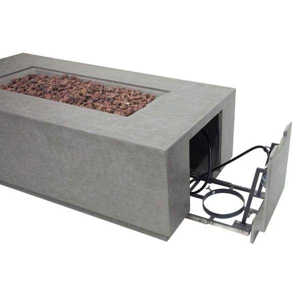 Elementi Andes Fire Table With Propane Tank Holder Elementi