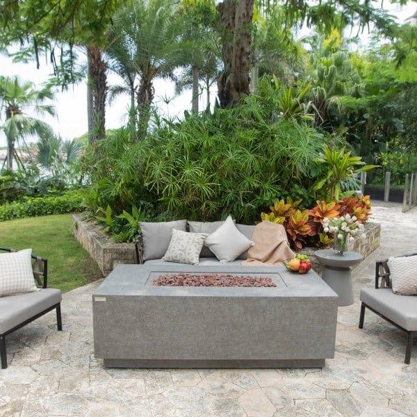 Elementi Andes Fire Table With Propane Tank Holder Elementi