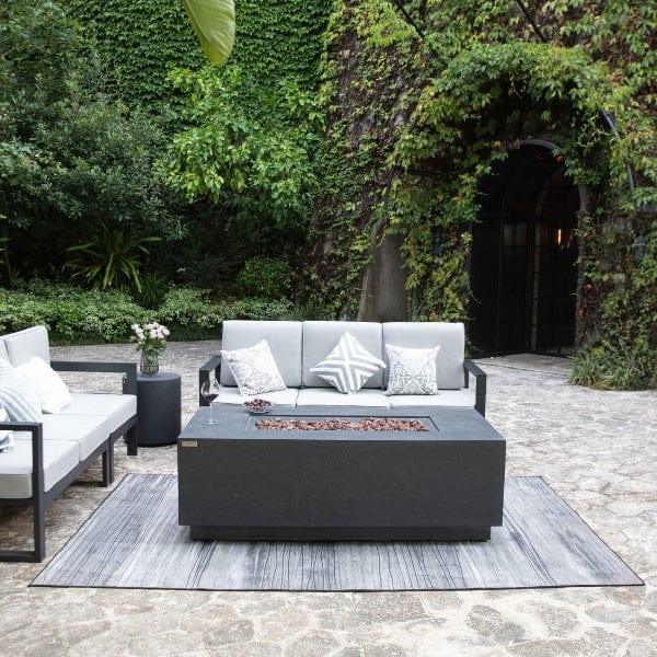 Elementi Andes Fire Table With Propane Tank Holder Elementi