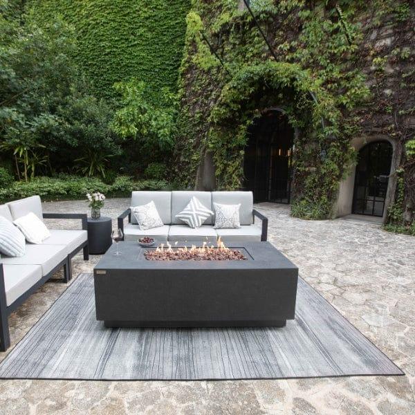 Elementi Andes Fire Table With Propane Tank Holder Elementi
