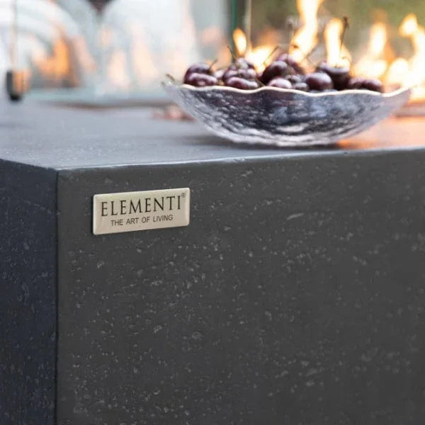 Elementi Andes Fire Table With Propane Tank Holder Elementi