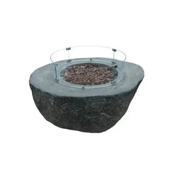 Elementi Lunar Wind Shield For Fire Pit OFG101-WS