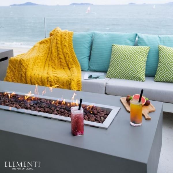 Elementi Granville Fire Pit Table OFG121 - Green Vista Living