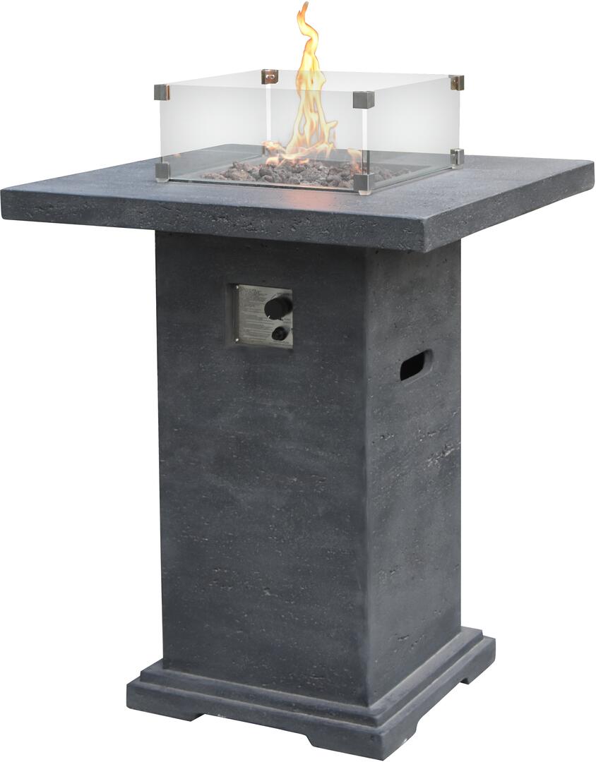 Elementi Montreal Bar Table High Performance Cast Concrete - OFG221