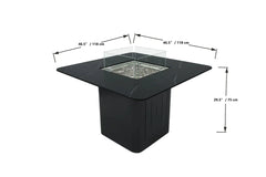 Elementi Plus Brugge Marble Porcelain Dining Table - Green Vista Living