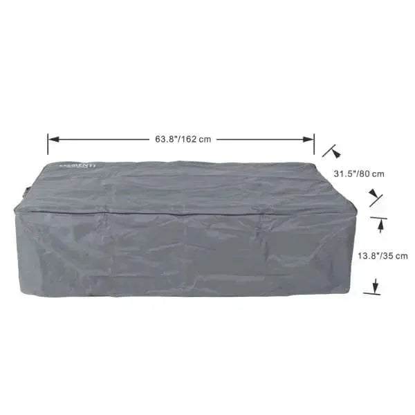 Elementi Plus Valencia 62" Marble Porcelain Top Fire Table - Bulgaria Black - Green Vista Living