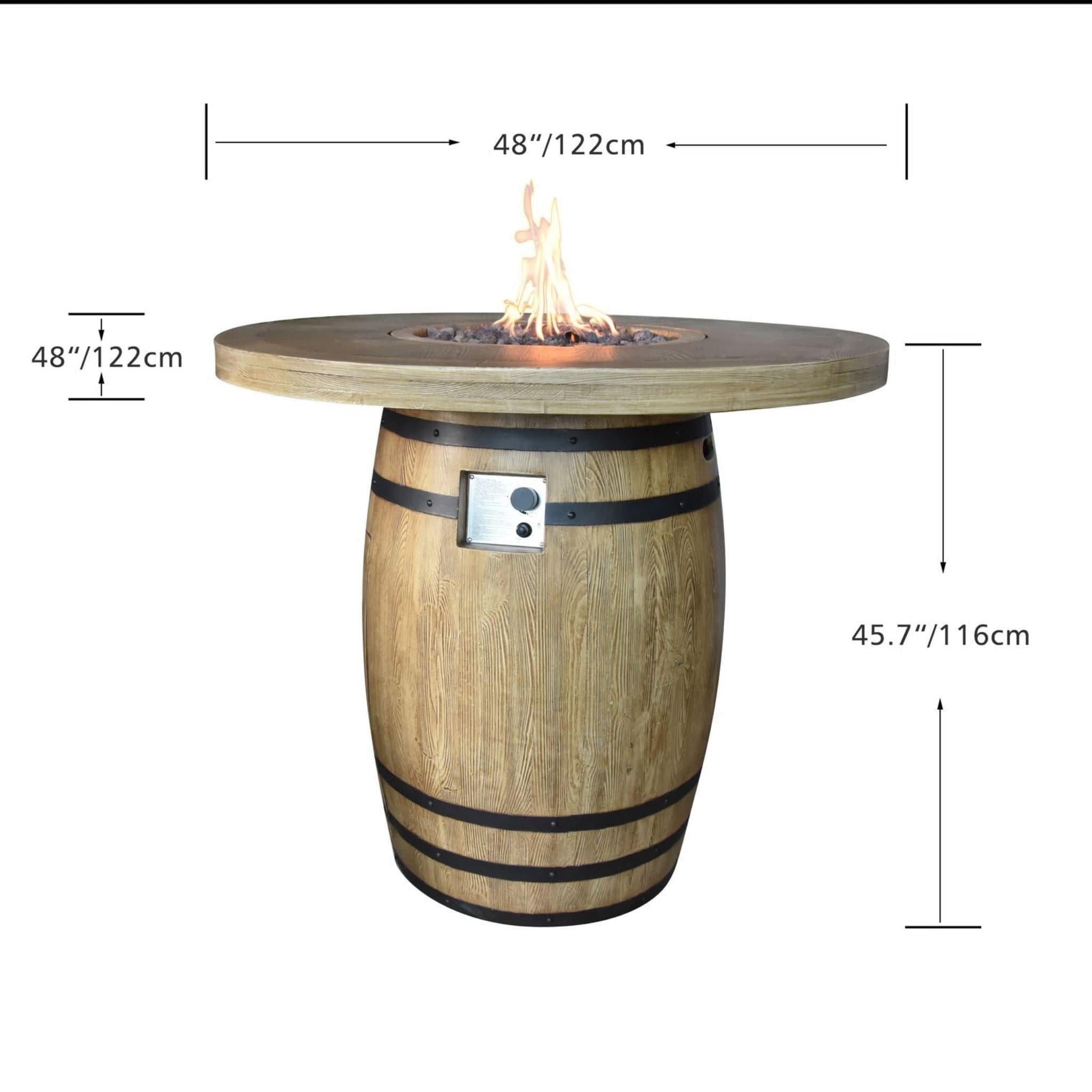 Elementi Lafite Fire Pit OFG225 Elementi